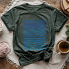 Watercolor knitting pattern T-shirt by YarnMerch