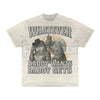 "Whatever Daddy Wants Daddy Gets" Werewolf Meme T-Shirt - Funny Cringe Shirt, Dark Humor Slogan Tee, Unisex Edgy Viral Apparel