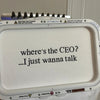 Where's the CEO I Just Wanna Talk Embroidered Sweatshirt - United HealthCare, Health Care workers, Political Hoodie by Dog Mom Hat