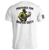 Prepared For Diaper Duty Hazmat Suit by Shield Republic
