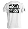 Too Old To Fight But I Can Still Shoot Pretty Damn Good by Shield Republic
