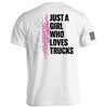Just A Girl Who Loves Trucks by Shield Republic