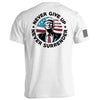 Never Give Up Never Surrender by Shield Republic