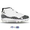 "White Cement" Jordan 11 Retro MCS Cleats