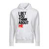 I Bet You Think ABout Me Text Graphic Fashion Premium Ringspun Tee Shirt by MyWackyTees