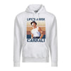 Lifes A Risk Carnal El Gallo Negro Blood In Blood Out Vatos Locos Graphic Tee Shirt by MyWackyTees