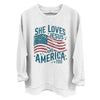 She Loves Jesus And America Too (Front) by Shield Republic