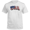 USA Flag Lettering (Front) by Shield Republic