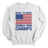 Back to Back World War Champs (Front) by Shield Republic