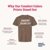 Feral & Literate Comfort Colors - Book Lover Tee by Adorb Custom Tees
