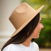 Wide Brim Hat by Ivy + Cloth