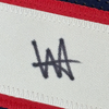 Framed Autographed/Signed Will Anderson Jr. 35x39 Houston Blue Football Jersey PSA/DNA COA by Hall of Fame Sports Memorabilia