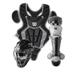 Wilson C200 Youth 3 Piece Catcher's Set Black- Ages 7-12 by Markwort