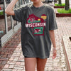 Wisconsin State Vintage Shirt by EnjoyMyDesign LLC