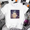 Wizard Cat Halloween Shirt – Funny Cat Meme Graphic Tee by Adorb Custom Tees