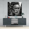 Woman Warrior Glass Wall Art || Designer Collection by Insigneart USA