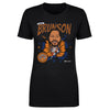 Jalen Brunson New York Knicks Caricature Retro WHT by 500 LEVEL