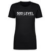 500 LEVEL Wordmark WHT by 500 LEVEL