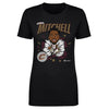 Donovan Mitchell Cleveland Cavaliers Caricature WHT by 500 LEVEL
