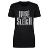 Christmas Rose And Sleigh WHT by 500 LEVEL