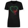 Christmas Heart Wreath WHT by 500 LEVEL