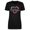 Christmas Candy Cane Heart WHT by 500 LEVEL