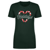 Christmas Candy Cane Heart WHT by 500 LEVEL