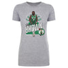 Jaylen Brown Boston Celtics Shield WHT by 500 LEVEL