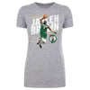 Jaylen Brown Boston Celtics Slant WHT by 500 LEVEL