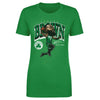 Jaylen Brown Boston Celtics Cartoon WHT by 500 LEVEL