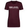 500 LEVEL Wordmark WHT by 500 LEVEL