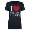 Stefon Diggs New England I Love WHT by 500 LEVEL