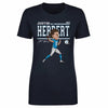 Justin Herbert Cartoon WHT by 500 LEVEL