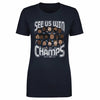 Seattle Football 2025 Champs Cartoon WHT by 500 LEVEL