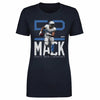 Khalil Mack Los Angeles C Bold Number WHT by 500 LEVEL