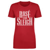 Christmas Rose And Sleigh WHT by 500 LEVEL