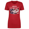 Jack Hughes New Jersey American Flag WHT by 500 LEVEL