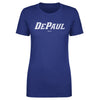 DePaul Blue Demons Wordmark White WHT by 500 LEVEL