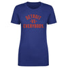 Detroit Vs. Everybody Orange WHT by 500 LEVEL