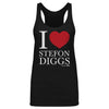 Stefon Diggs New England I Love WHT by 500 LEVEL