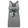 Jaylen Brown Boston Celtics Cartoon WHT by 500 LEVEL