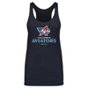 Columbus Aviators Primary Logo WHT by 500 LEVEL