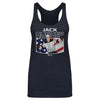 Jack Hughes New Jersey American Flag WHT by 500 LEVEL
