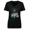 Jaylen Brown Boston Celtics Shield WHT by 500 LEVEL