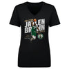 Jaylen Brown Boston Celtics Slant WHT by 500 LEVEL