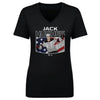 Jack Hughes New Jersey American Flag WHT by 500 LEVEL