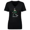 Dallas Hockey 8-bit WHT by 500 LEVEL