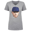 Freddie Freeman Los Angeles D Vintage Head WHT by 500 LEVEL