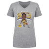 Rui Hachimura Los Angeles Lakers Cartoon WHT by 500 LEVEL