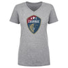 North Carolina Courage Vintage Primary Logo WHT by 500 LEVEL